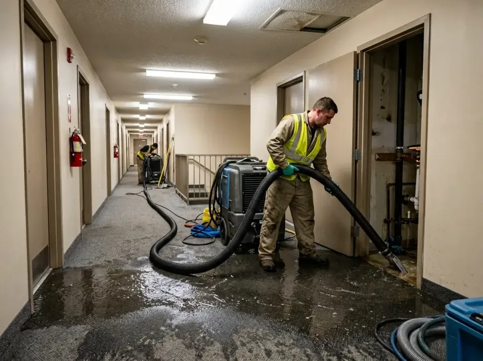 multi-unit-apartment-hallway-f-005 — frequently asked questions, Emergency Burst Pipe Water Extraction & Removal in Oregon
